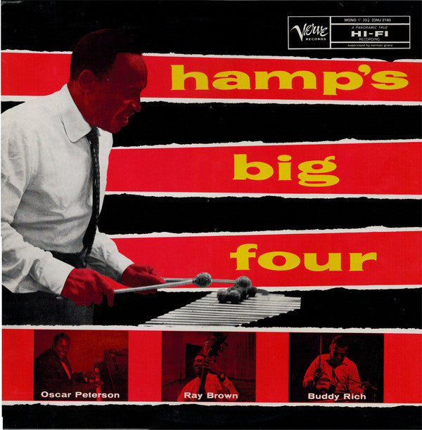 Lionel Hampton Quartet* : Hamp's Big Four (LP, Album, Mono, RE)
