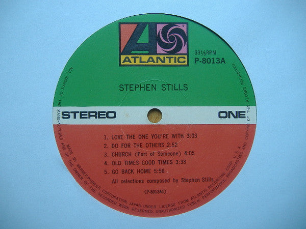 Stephen Stills : Stephen Stills (LP, Album, RE)