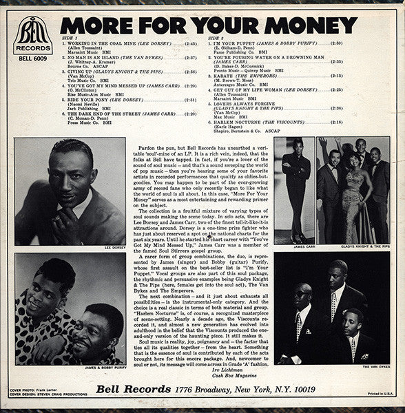 Various : More For Your Money (LP, Comp, Bes)