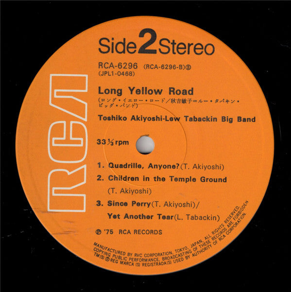 Toshiko Akiyoshi-Lew Tabackin Big Band : Long Yellow Road (LP, Album)