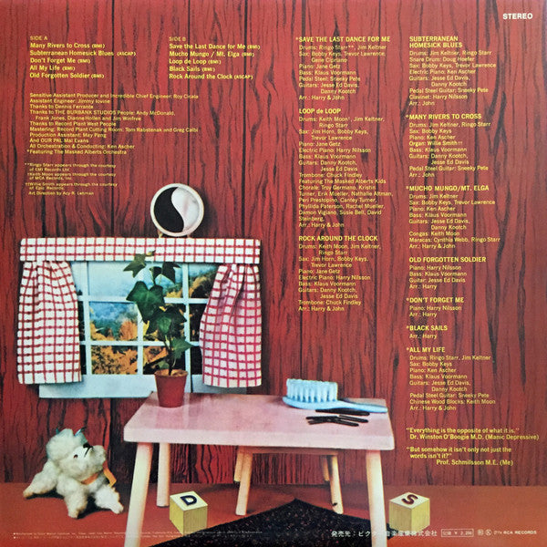 Harry Nilsson : Pussy Cats (LP, Album, Gat)