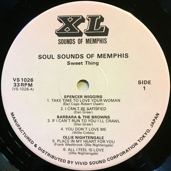 Ollie Nightengale*, Spencer Wiggins And Barbara & The Browns : Soul Sounds Of Memphis (LP, Comp)