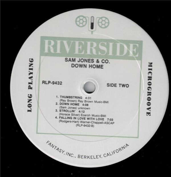 Sam Jones & Co. : Down Home (LP, Album, Mono, RE)