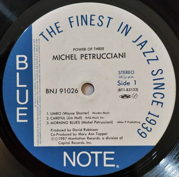 Michel Petrucciani : Power Of Three (LP, Album)