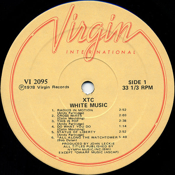 XTC : White Music (LP, Album)