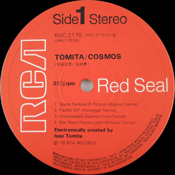 Tomita : Cosmos (LP, Album)