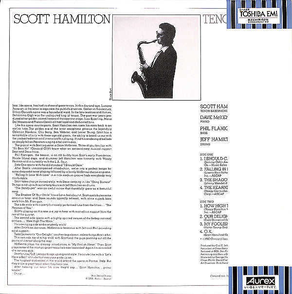 Scott Hamilton : Tenorshoes (LP, Album)