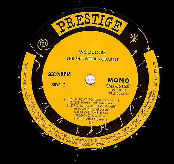 Phil Woods Quartet* : Woodlore (LP, Album, Mono, RE)