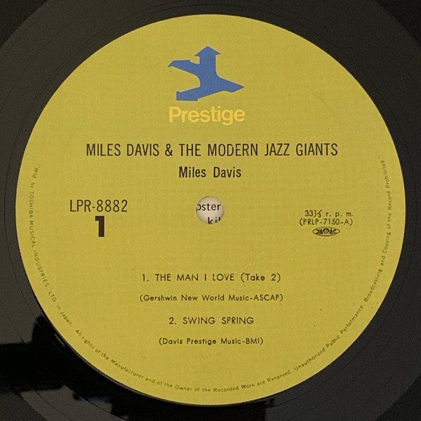 Miles Davis : Miles Davis And The Modern Jazz Giants (LP, Album, Comp, Mono, RE)