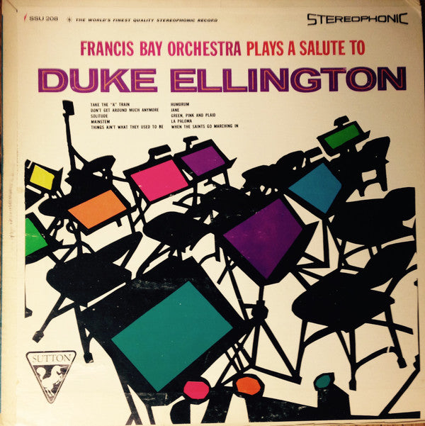 Francis Bay Orchestra* : Plays A Salute To Duke Ellington (LP)