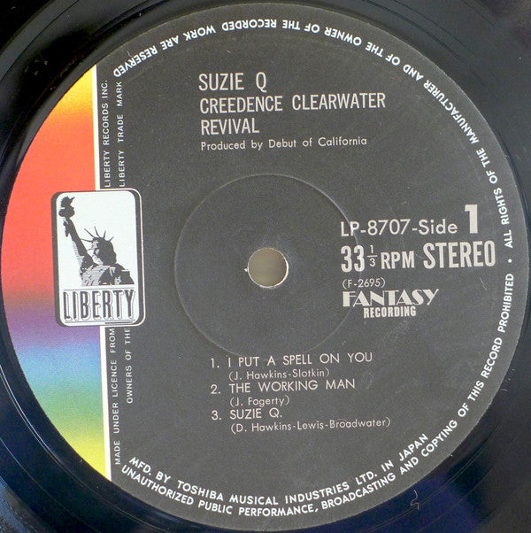 Creedence Clearwater Revival = クリーデンス・クリアウォーター・リバイバル* : Suzie Q = スージー・Ｑ (LP, Album)