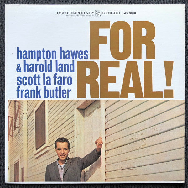 Hampton Hawes : For Real! (LP, Album, Ltd, RE)