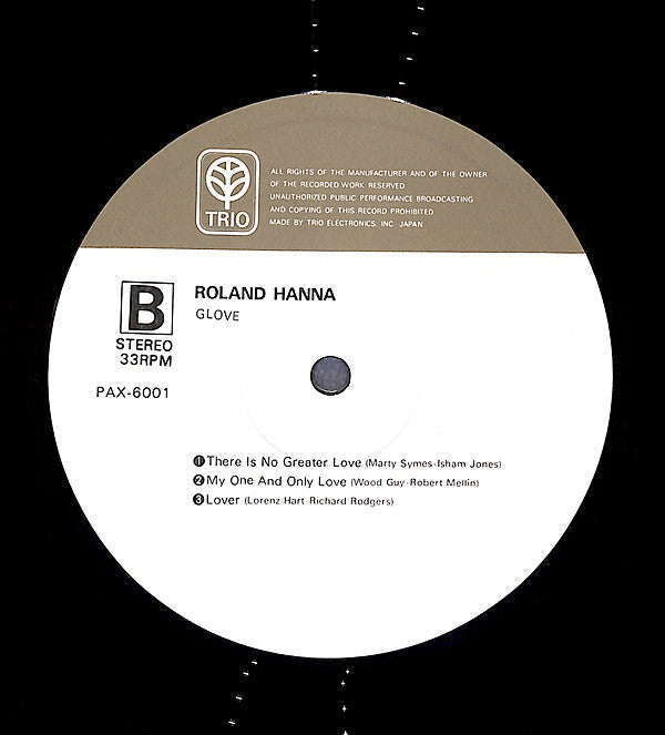 Roland Hanna : Glove (LP, Album, Dir)