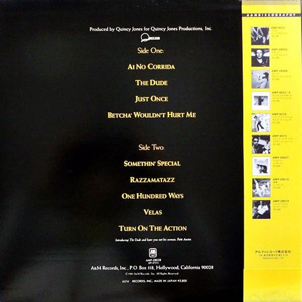Quincy Jones : The Dude (LP, Album)