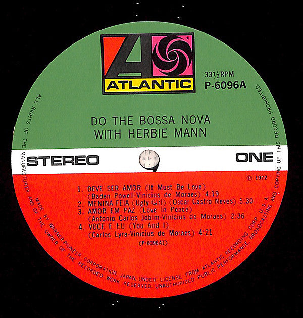 Herbie Mann : Do The Bossa Nova (LP, Album, RE, ¥2,)