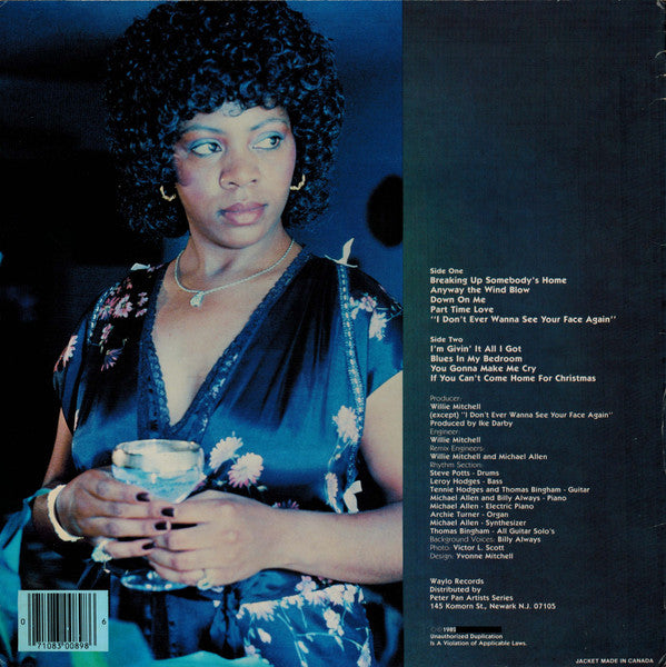 Lynn White : Blues In My Bedroom (LP, Album)