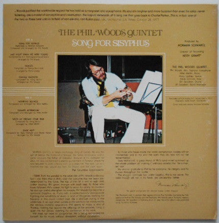 The Phil Woods Quintet : Song For Sisyphus (LP, Album, Gat)