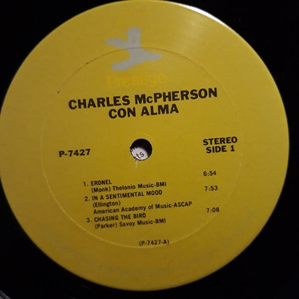 Charles McPherson : Con Alma! (LP, Album, RE)