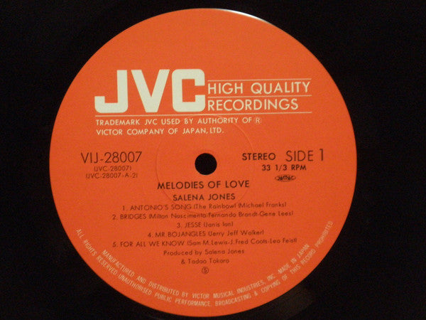Salena Jones : Melodies Of Love (LP, Album)