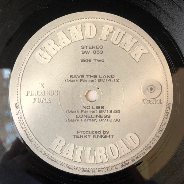 Grand Funk Railroad : E Pluribus Funk (LP, Album, Los)