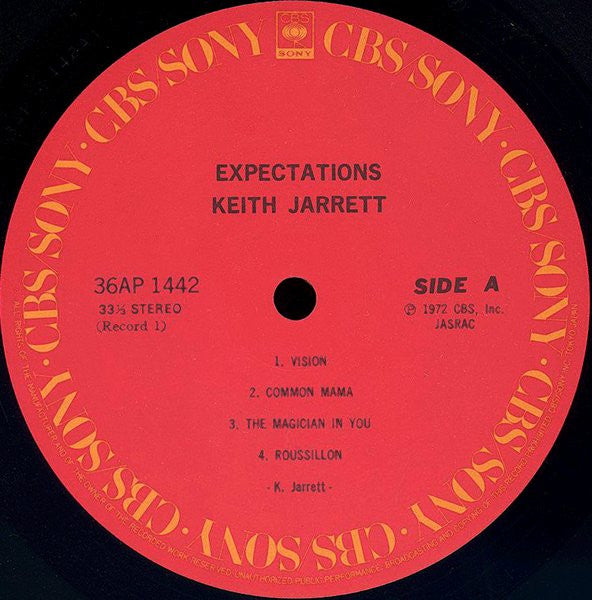 Keith Jarrett : Expectations (2xLP, Album, RE)