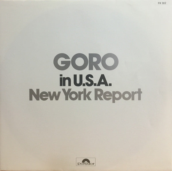 Goro Noguchi : Goro In New York (LP, Album + Flexi, 7", S/Sided)
