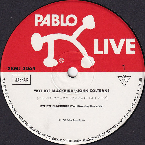 John Coltrane : Bye Bye Blackbird (LP, Album, Mono)