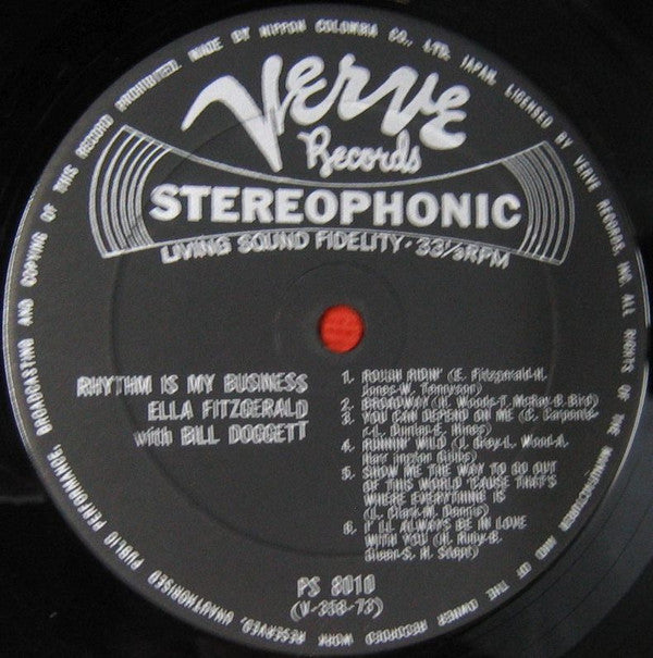 Ella Fitzgerald : Rhythm Is My Business (LP)