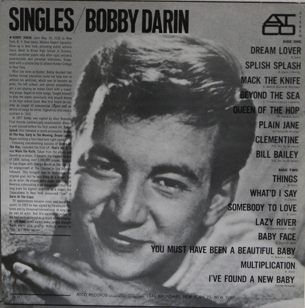 Bobby Darin : Singles (LP, Comp)