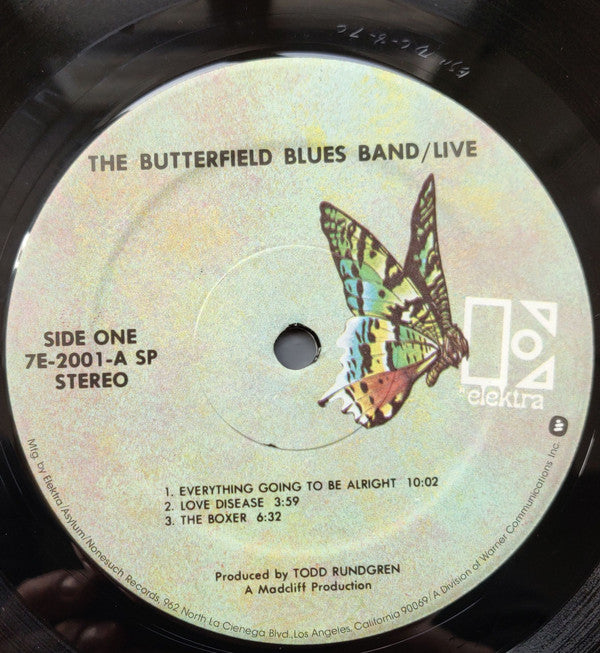The Butterfield Blues Band* : Live (2xLP, Album, RE, SP)