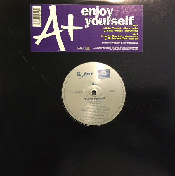 A+ : Enjoy Yourself / Up Top New York (12")