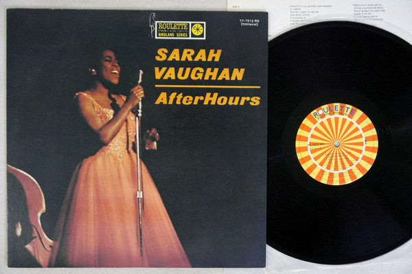 Sarah Vaughan : After Hours (LP, Album, Mono, Ltd, RE)