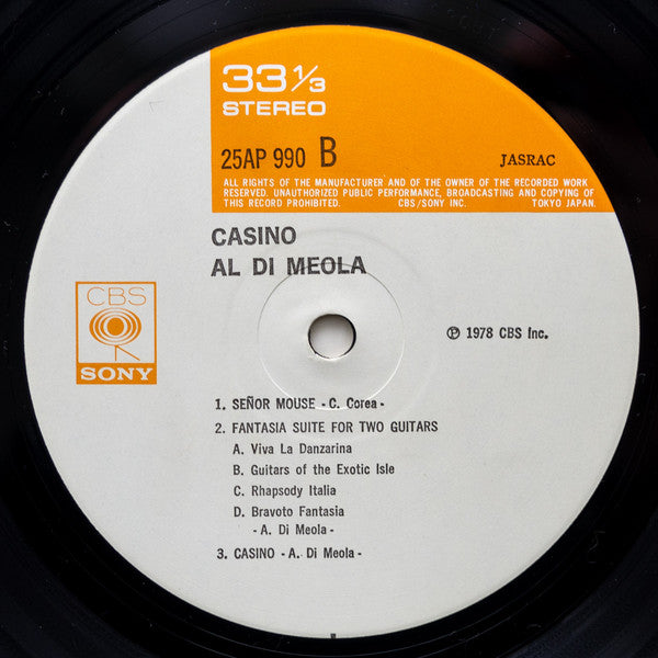 Al Di Meola : Casino (LP, Album)
