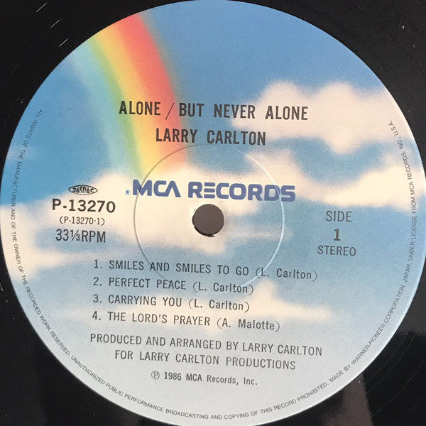 Larry Carlton : Alone/But Never Alone (LP, Album)