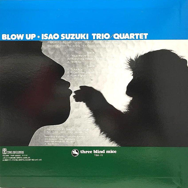 Isao Suzuki Trio / Quartet* : Blow Up (LP, Album, RE)