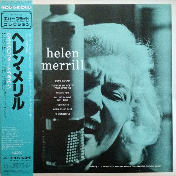 Helen Merrill : Helen Merrill (LP, Album, Mono, RE)