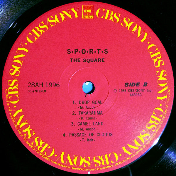 The Square* : S･P･O･R･T･S (LP, Album)
