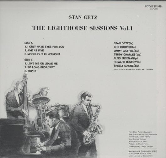 Stan Getz : The Lighthouse Sessions Vol. 1 (LP, Album, Mono, RM)
