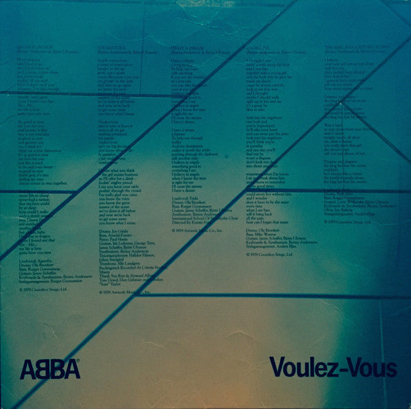 ABBA : Voulez-Vous (LP, Album, MO)