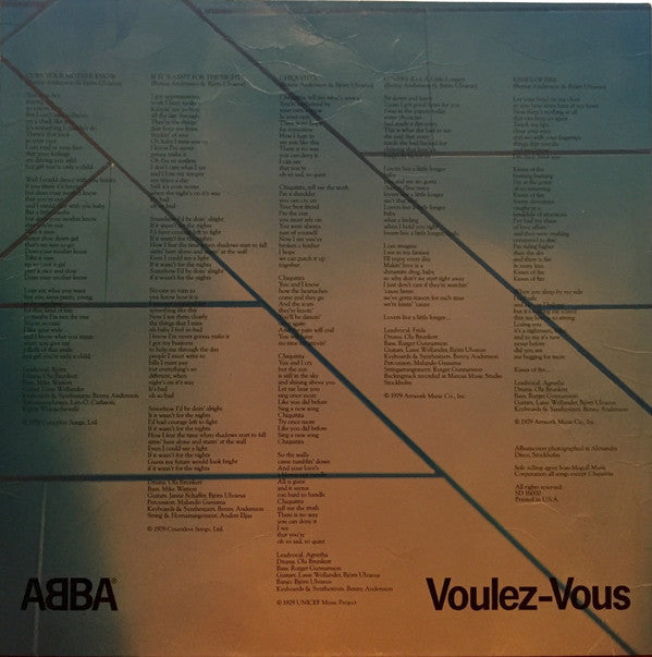 ABBA : Voulez-Vous (LP, Album, MO)