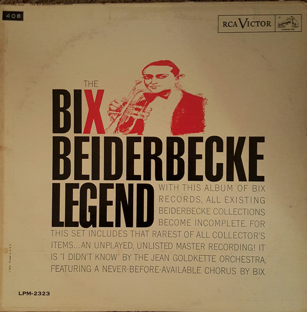 Bix Beiderbecke : The Bix Beiderbecke Legend (LP, Comp, Mono)