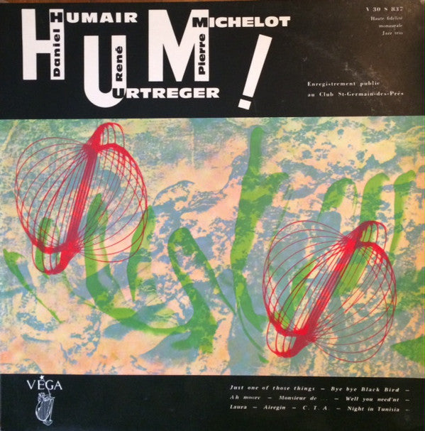 Daniel Humair, René Urtreger, Pierre Michelot : Hum ! (LP, Album, RE)