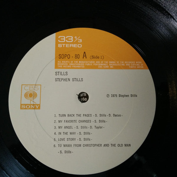 Stephen Stills : Stills (LP, Album)