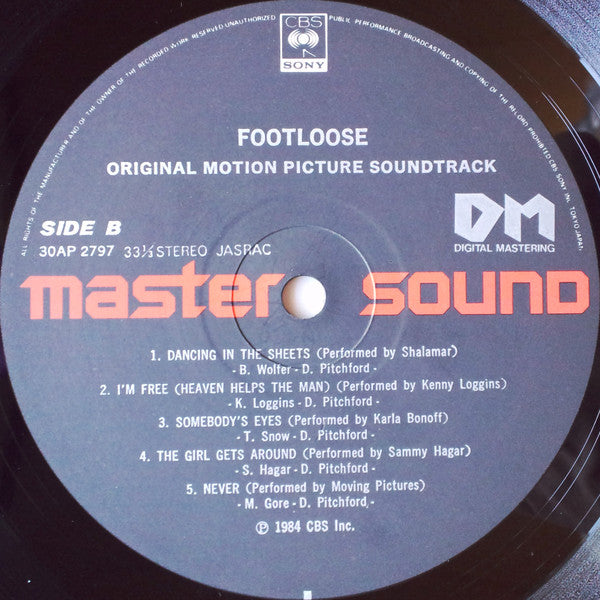Various : Footloose (Original Motion Picture Soundtrack) (LP, Album)