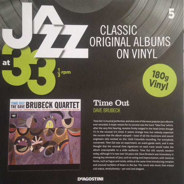The Dave Brubeck Quartet : Time Out (LP, Album, RE, 180)