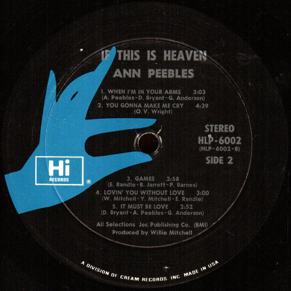 Ann Peebles : If This Is Heaven (LP, Album)
