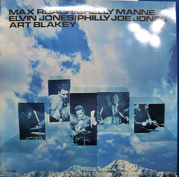 Max Roach / Shelly Manne / Elvin Jones / "Philly" Joe Jones / Art Blakey : Five Greatest Drummers (2xLP, Comp)