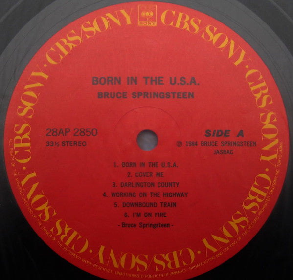 Bruce Springsteen : Born In The U.S.A. (LP, Album, RE)