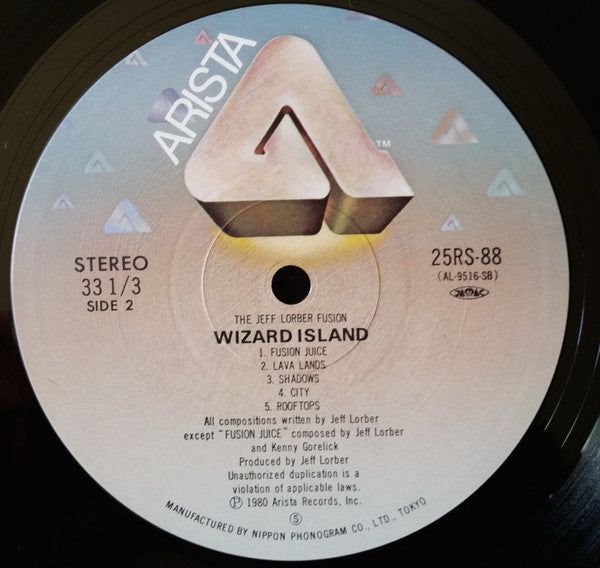 The Jeff Lorber Fusion : Wizard Island (LP, Album)