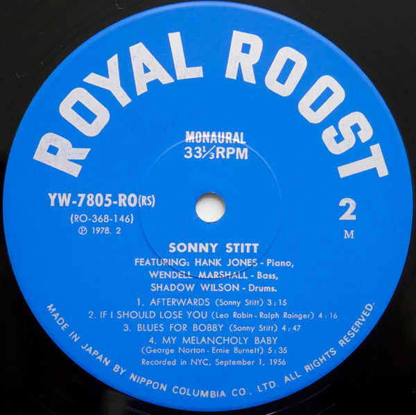 Sonny Stitt : Sonny Stitt Sonny Stitt Sonny Stitt Sonny Stitt (LP, Album, Mono, RE)